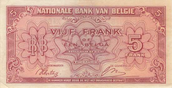 5 Franc 1943 p.121